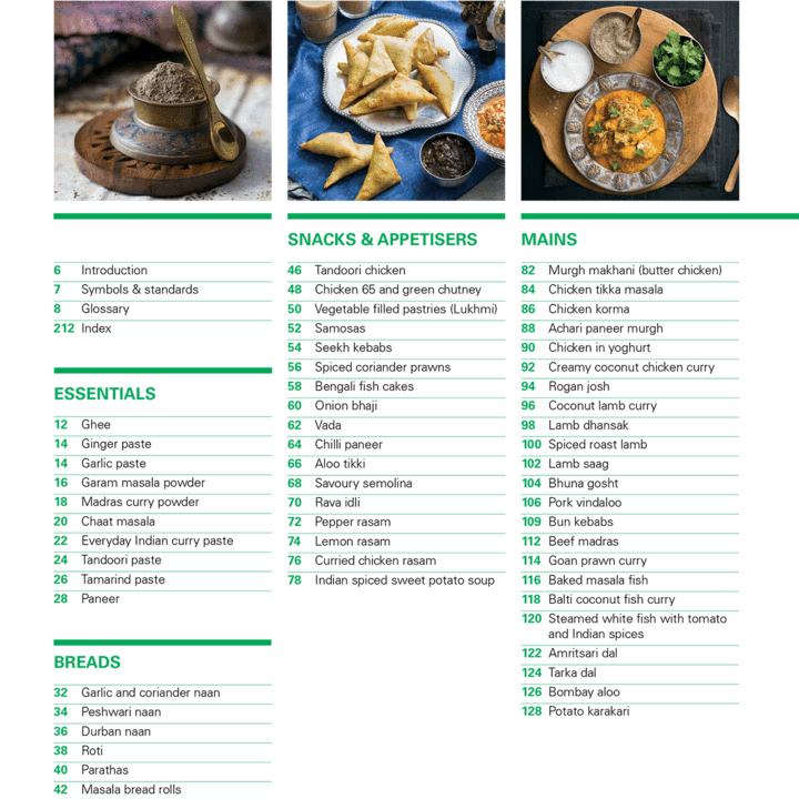 FLAVOURS OF INDIA COOKBOOK