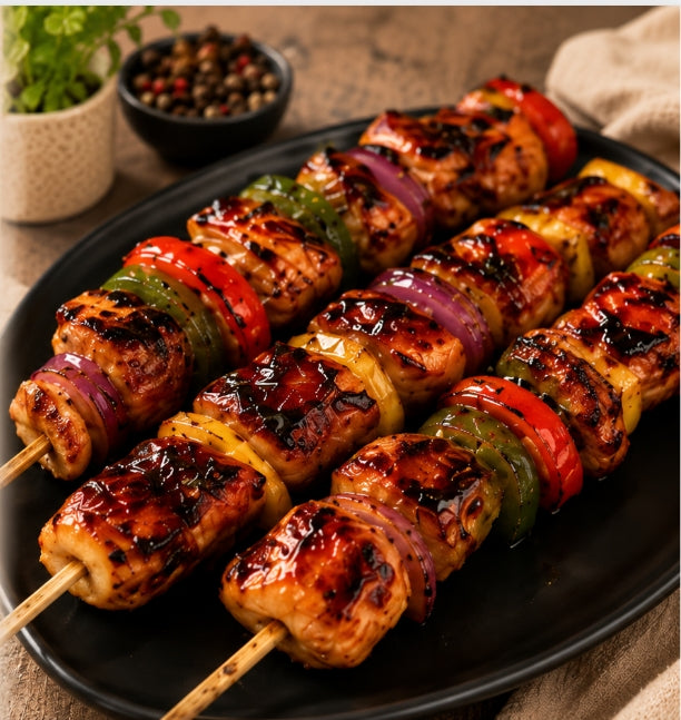 BBQ CHICKEN SKEWERS