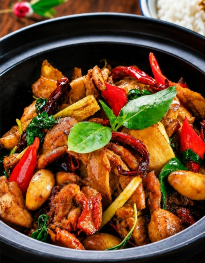 AYAM TIGA CANGKIR TAIWAN (TAIWANESE THREE-CUP CHICKEN)
