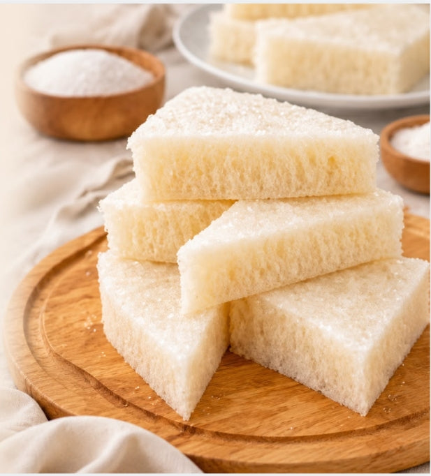 WHITE SUGAR SPONGE CAKE (PAK TONG GOU)