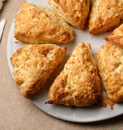 Cheesy Triangle Scones