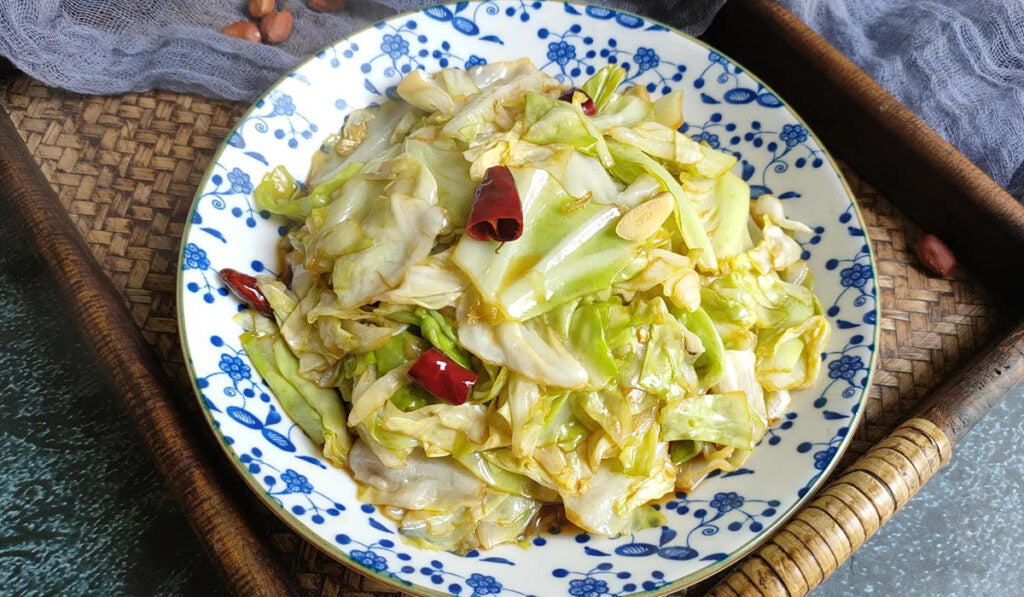 Hand-Torn Cabbage