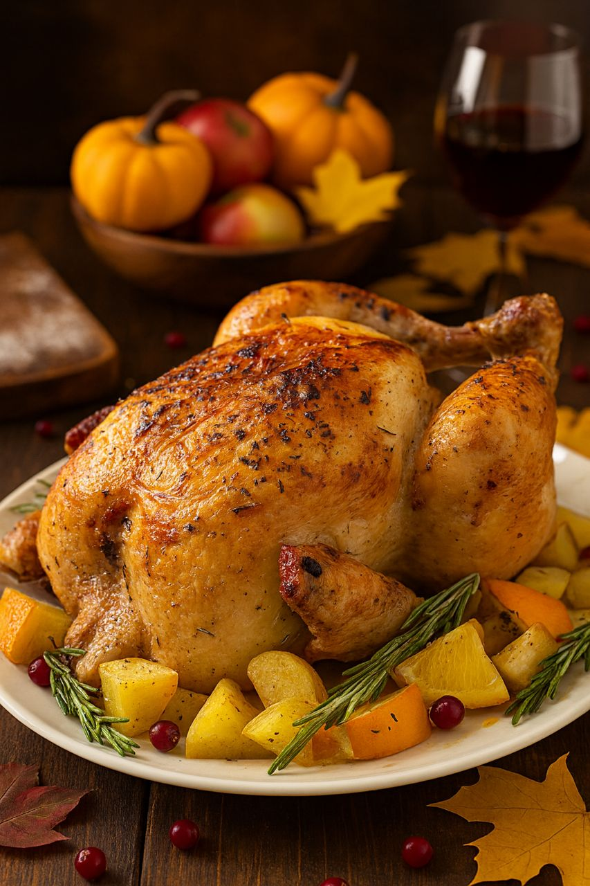 SMOKED ROAST CHICKEN