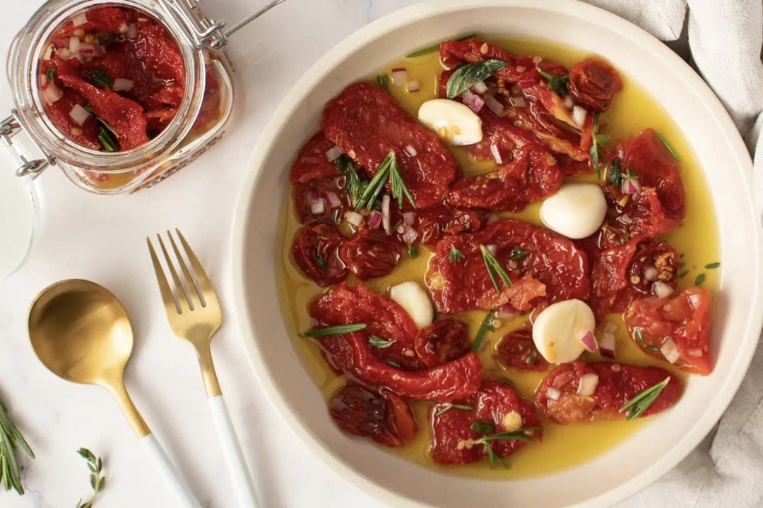 Sun-Dried Mini Tomatoes in Olive Oil and Garlic