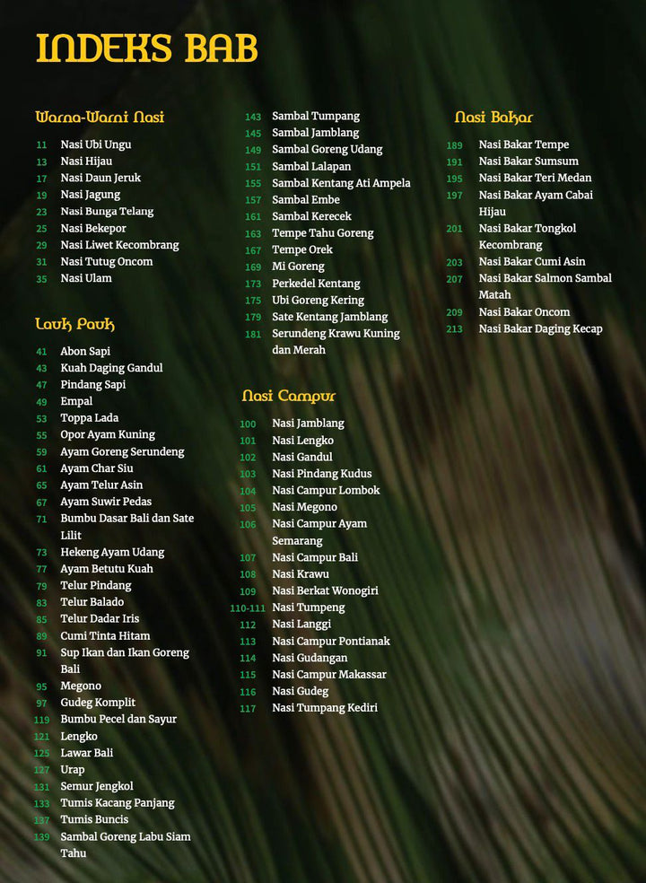 Aneka Nasi Campur Cookbook